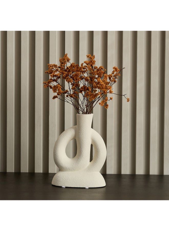 Home Box Umber Decorative Vase - White - Image 1